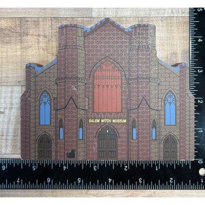 Salem Witch Museum Historic Salem Series Wooden Souvenir Display